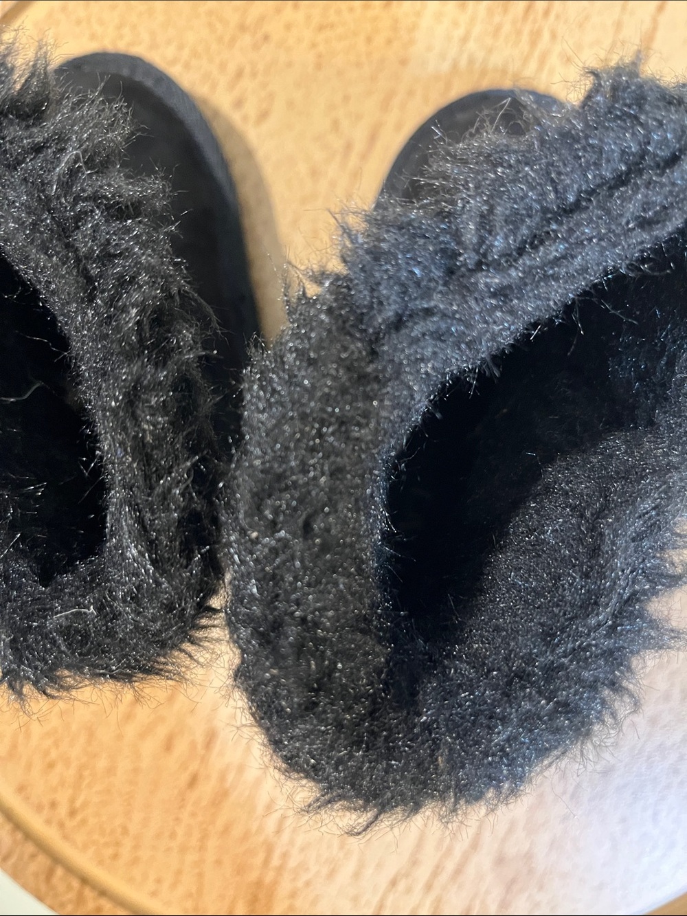 Place Kids Black Faux-Fur Buckle Winter Boots - Picture 5 of 6